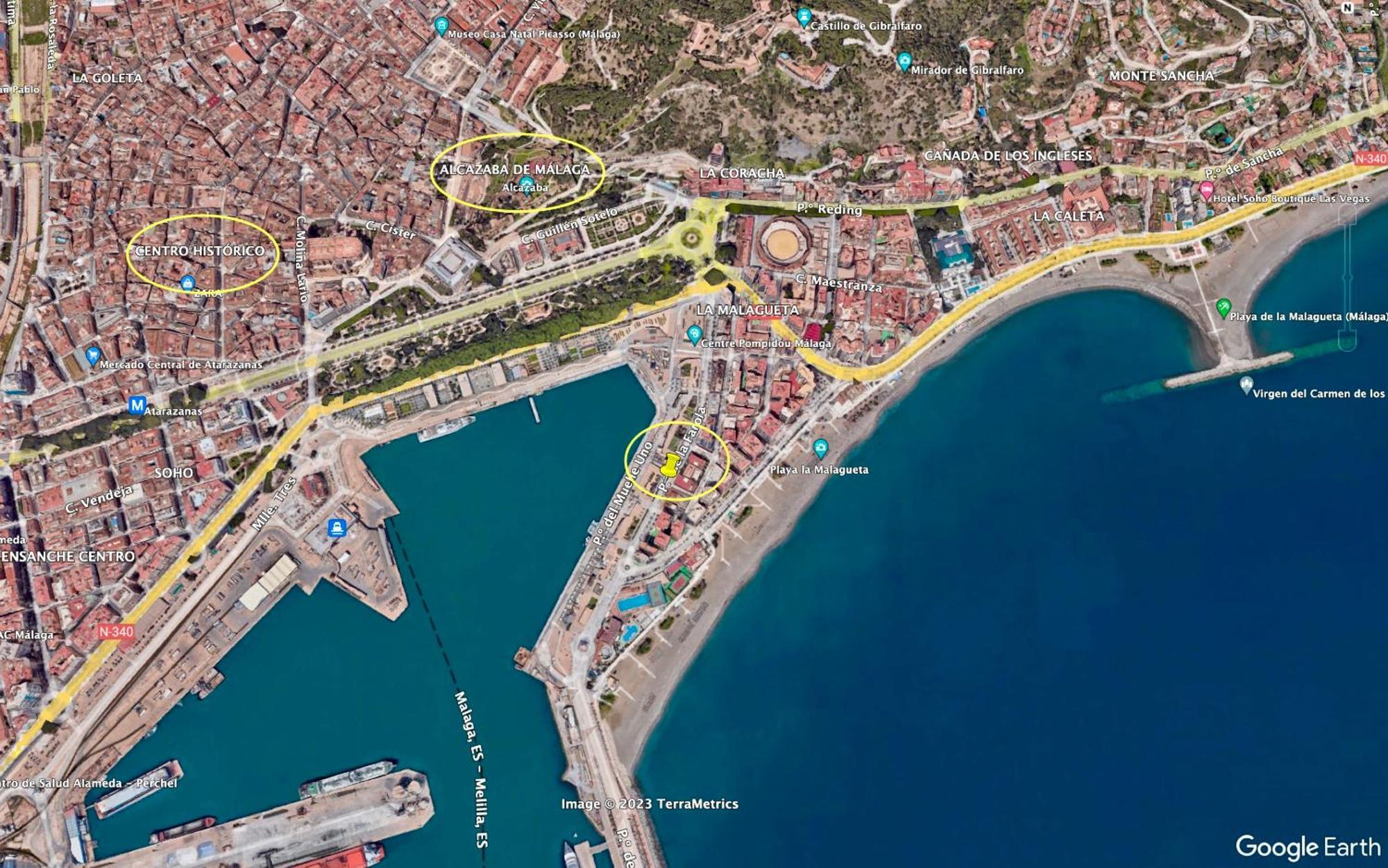 Luxury Beach/Port Apartment Малага Екстериор снимка